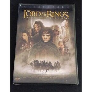 The Lord of the Rings: The Fellowship of the Ring DVD 2002 2-Disc Set New movie